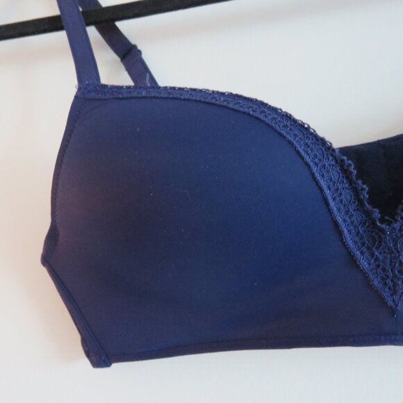 WACOAL Smooth T Sensula Bra in Navy Blue Minimal - Size 36A - Picture 4 of 13